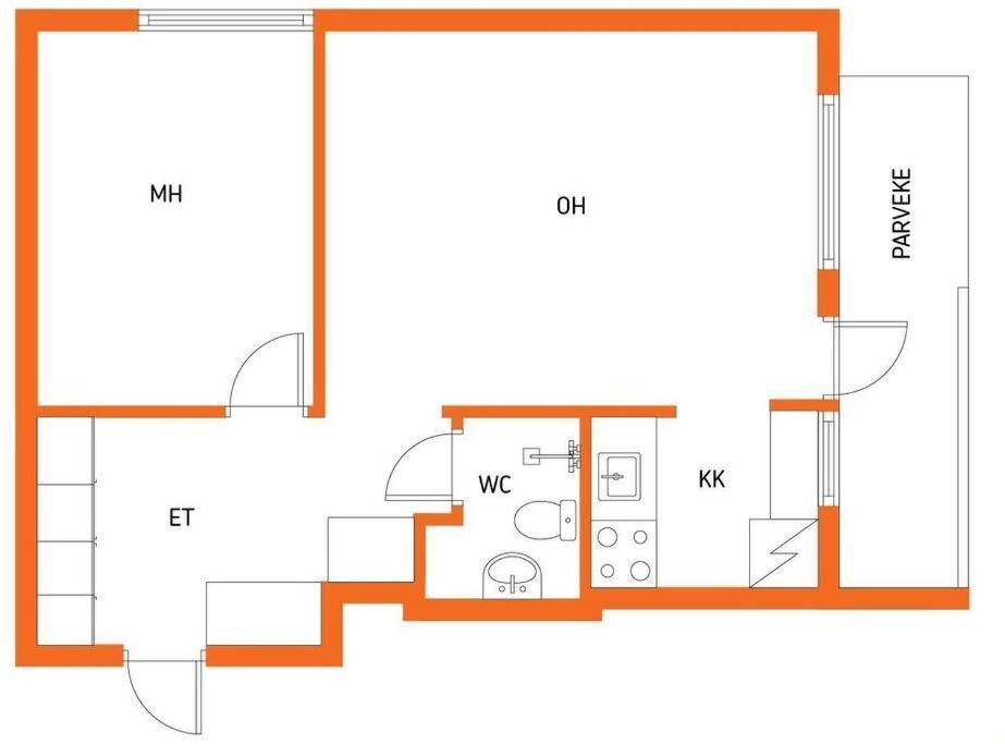Ydinkeskusta Kaksio Saimaa Naekymillae, Ac, Wifi, Parveke Apartamento Lappeenranta Exterior foto